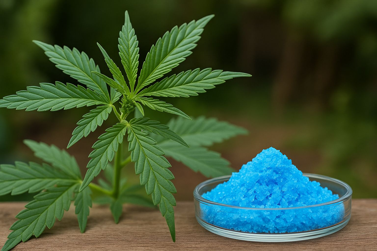 Uso de cobre y Cannabis